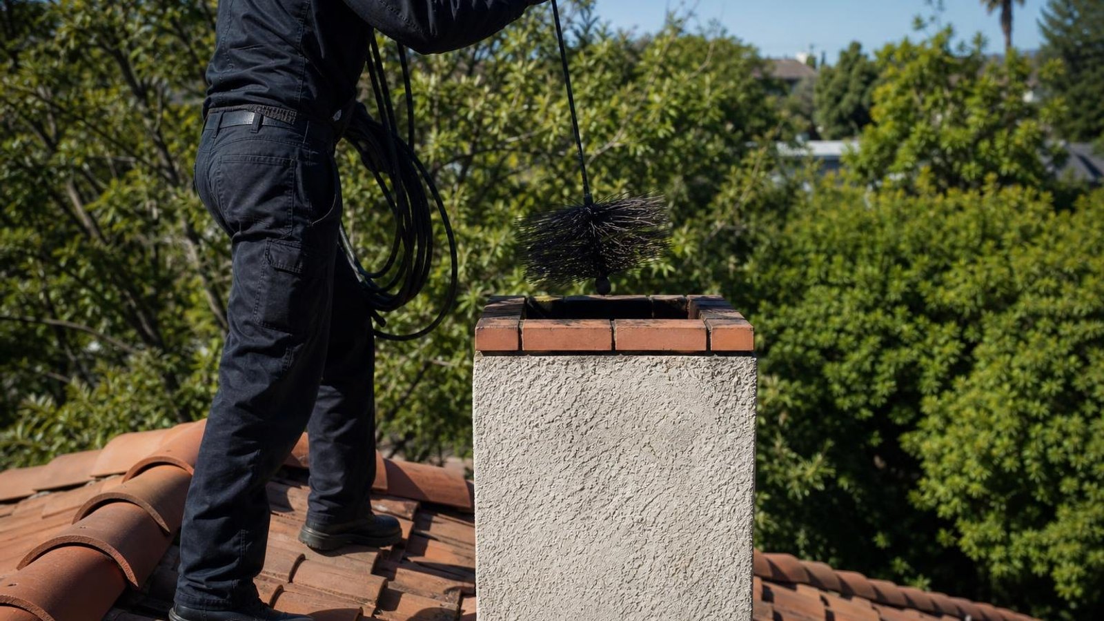 Local chimney sweep & inspection for Pasadena homes